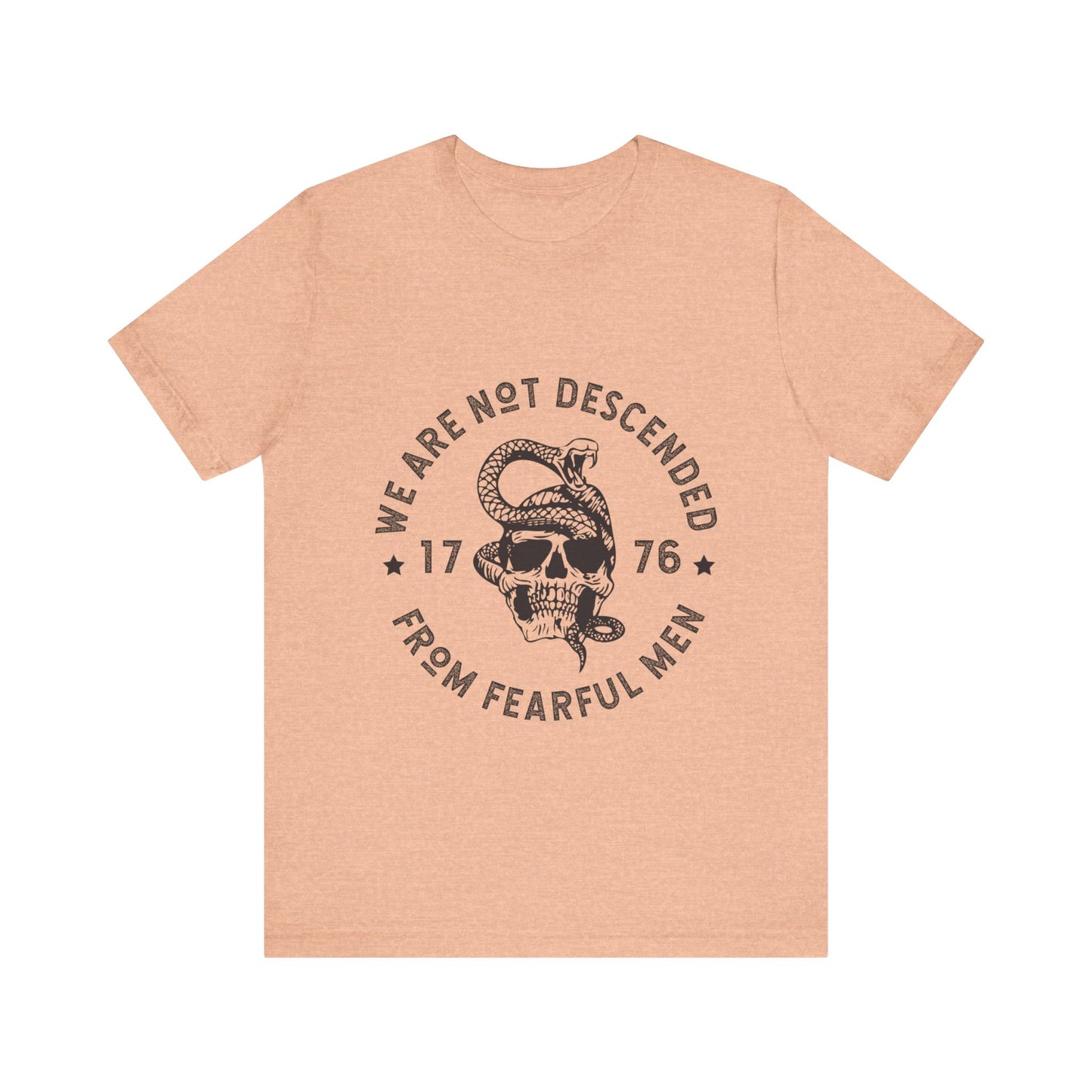 We are not descended from weak men