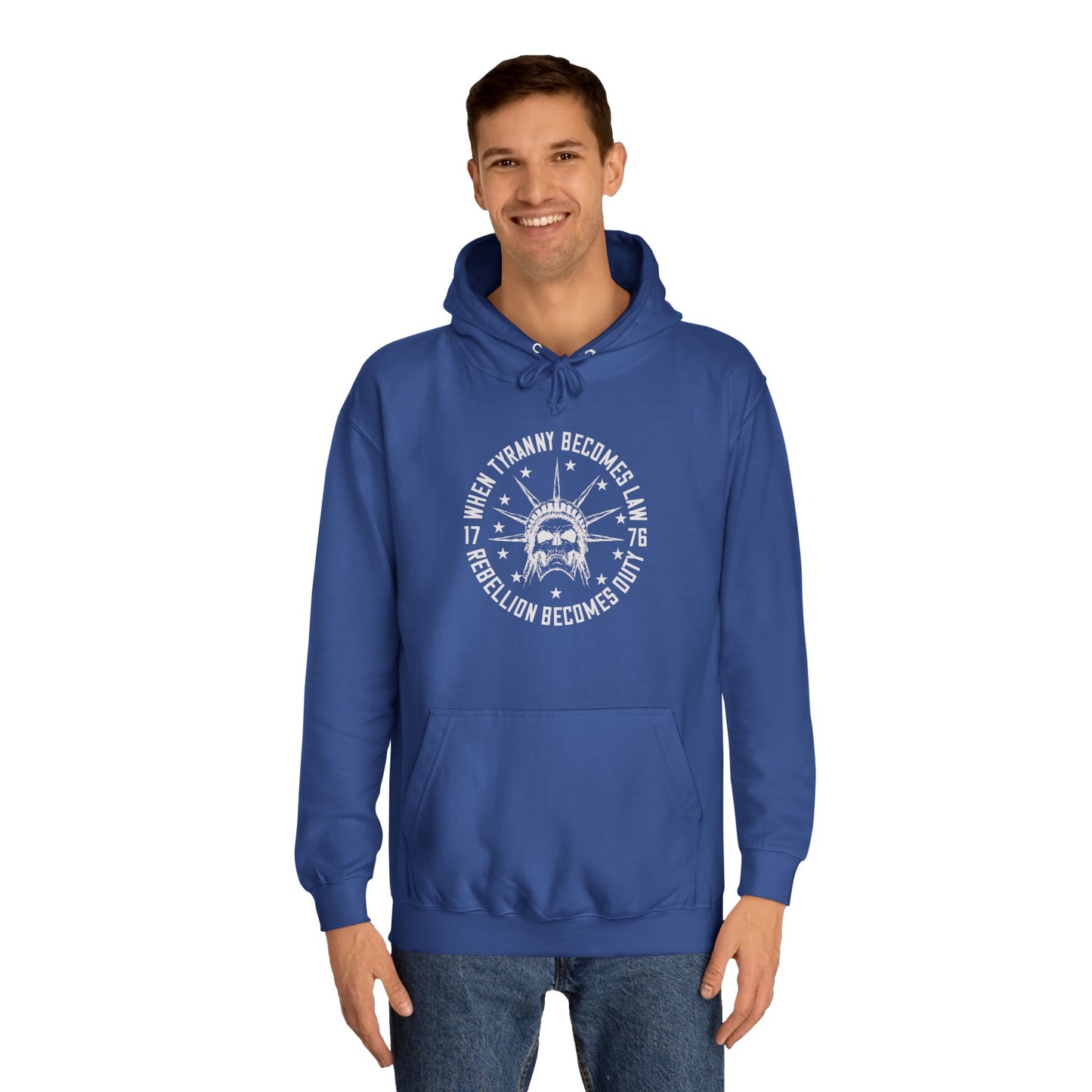When tyranny becomes law, rebellion becomes duty hoodie