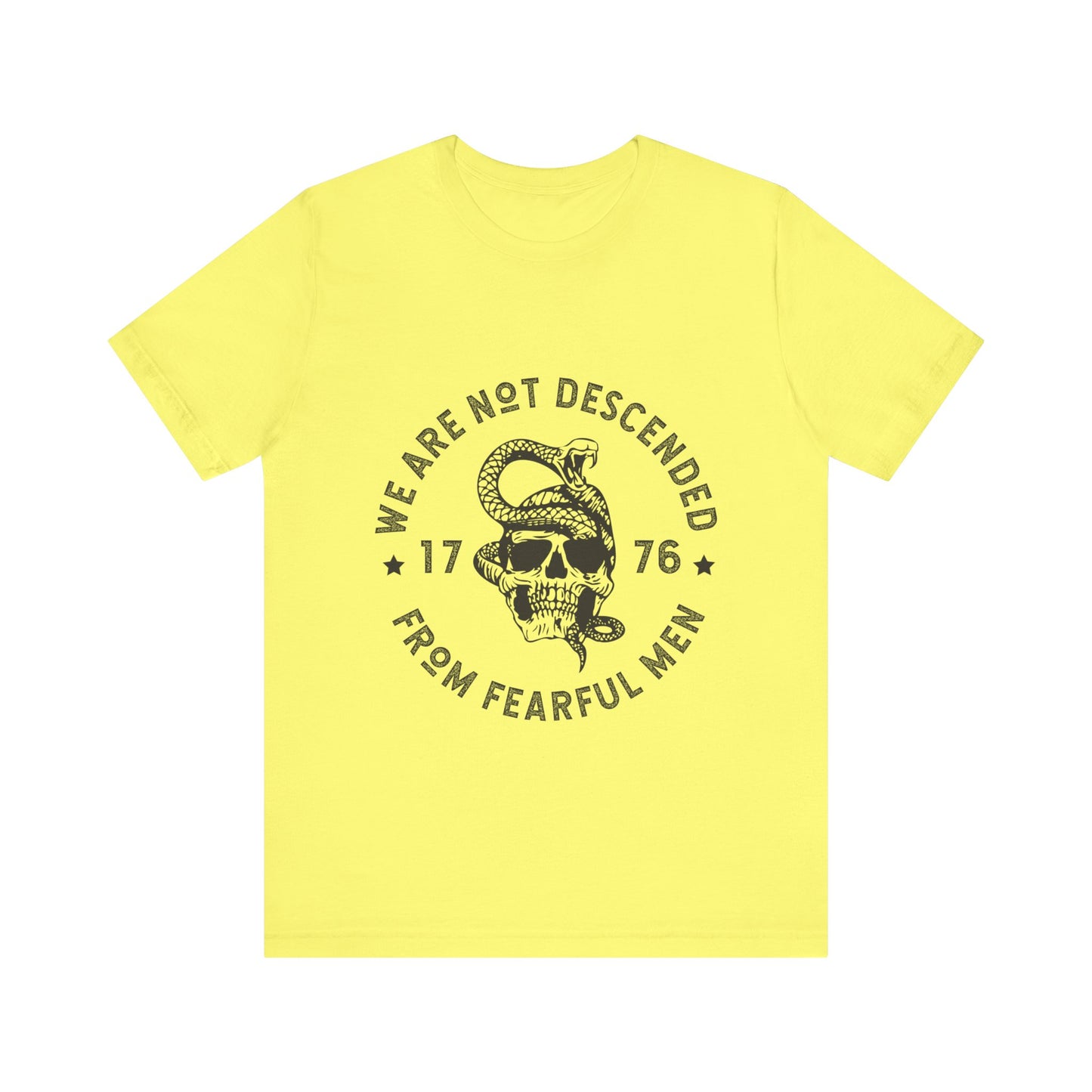 We are not descended from weak men