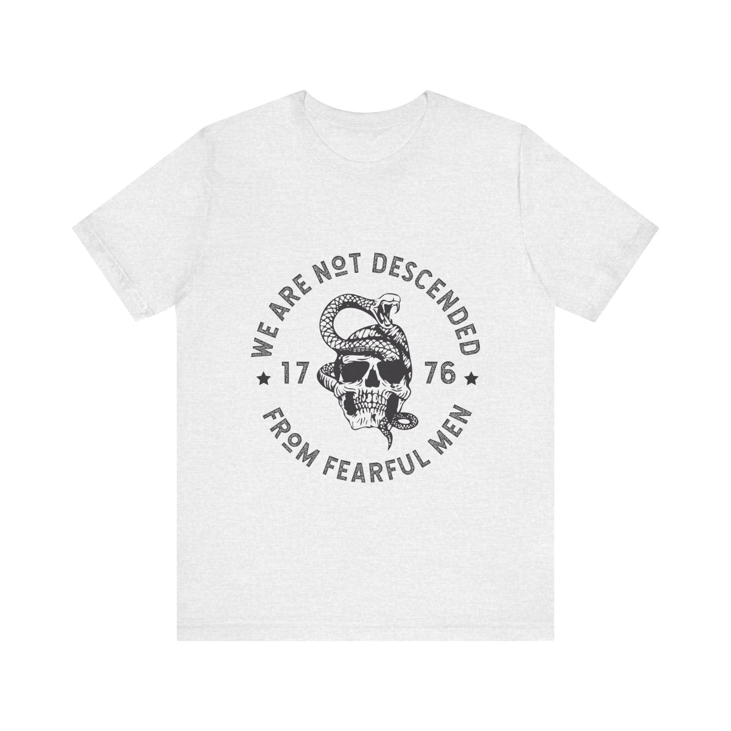 We are not descended from weak men