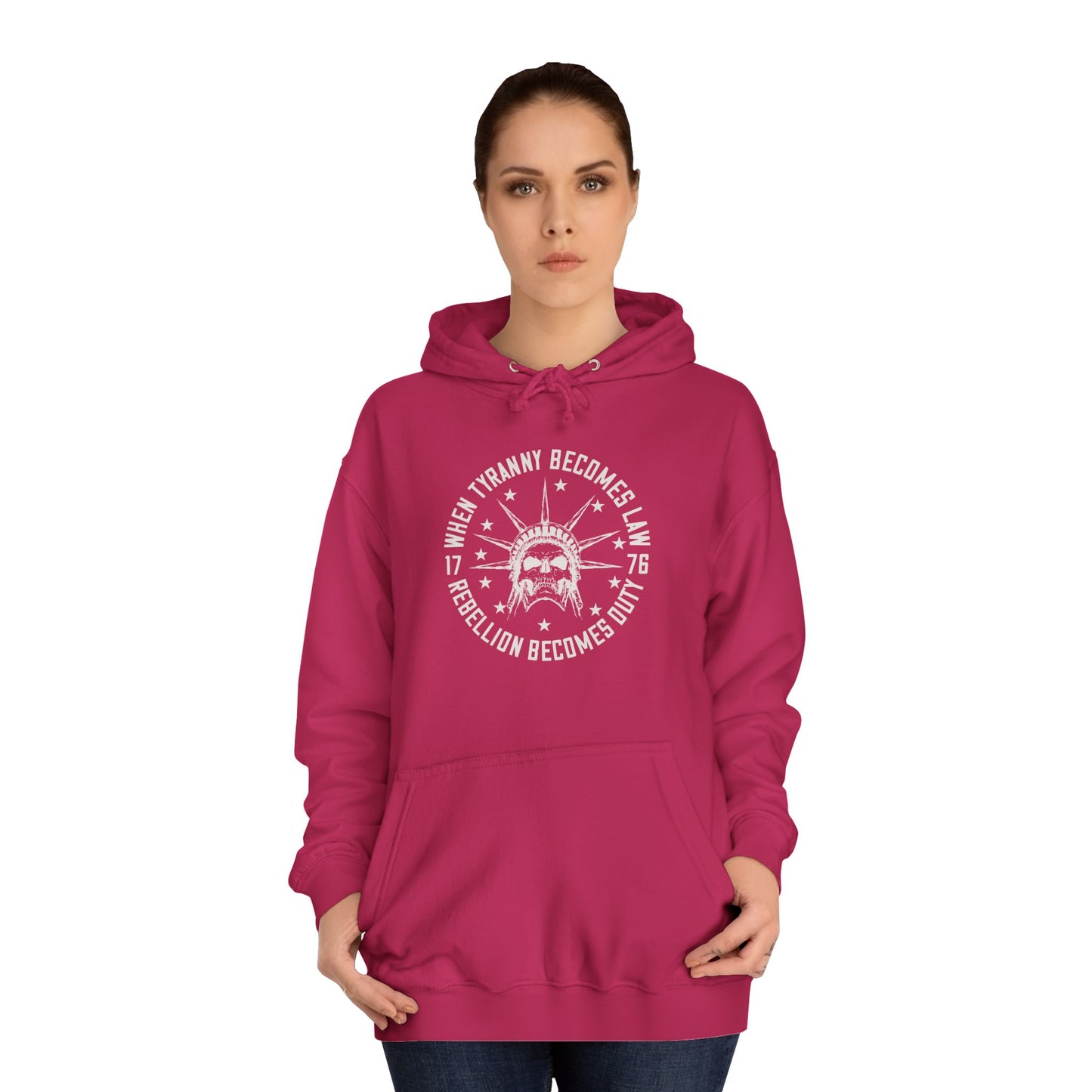 When tyranny becomes law, rebellion becomes duty hoodie