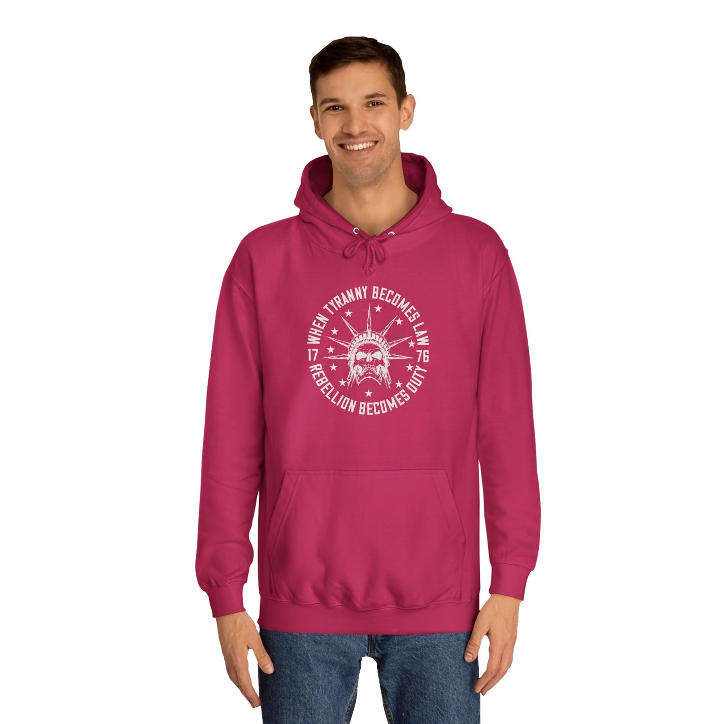When tyranny becomes law, rebellion becomes duty hoodie