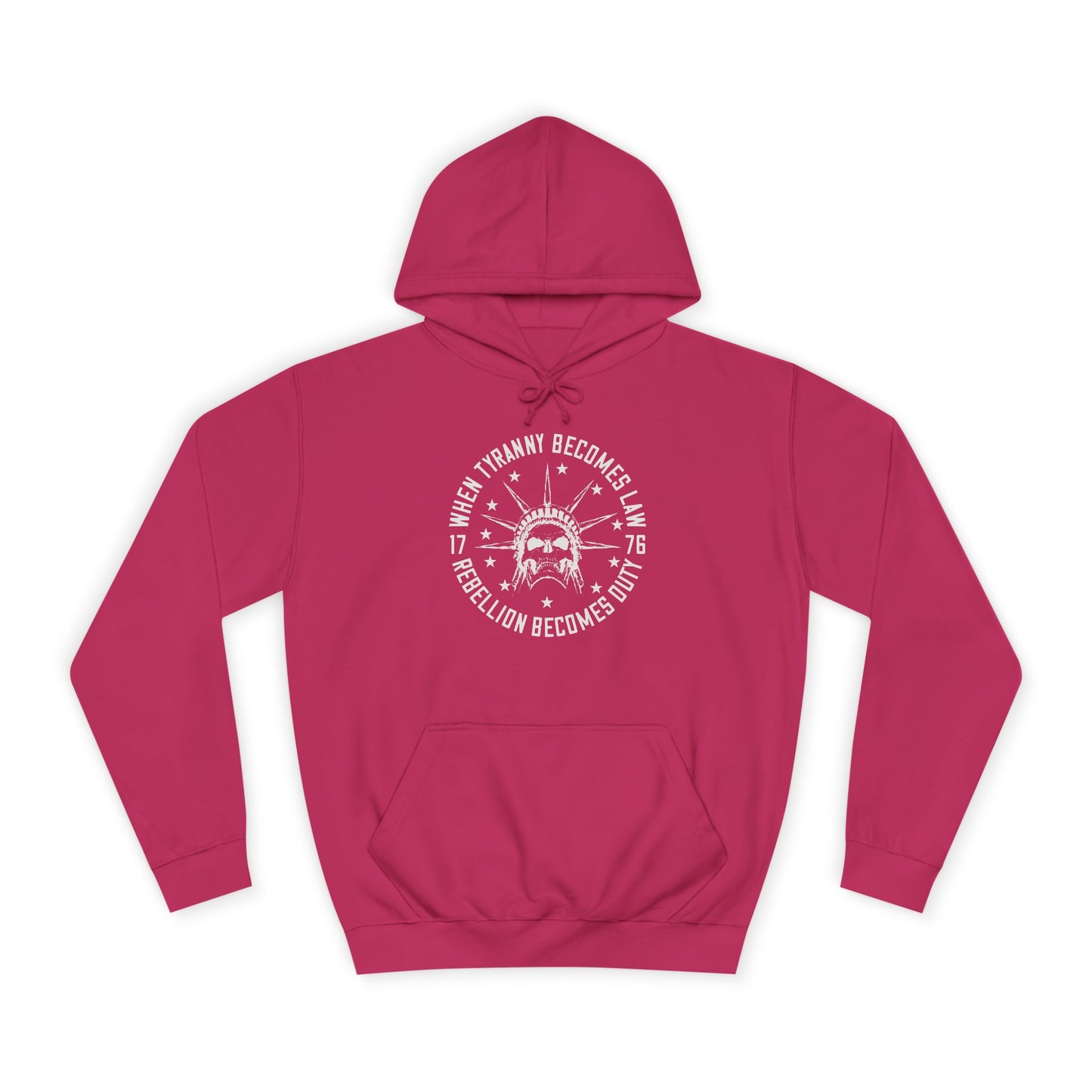 When tyranny becomes law, rebellion becomes duty hoodie