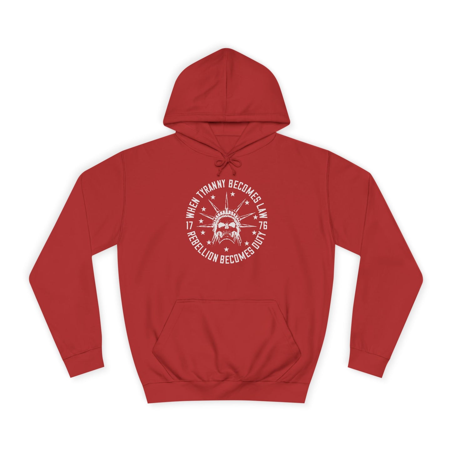 When tyranny becomes law, rebellion becomes duty hoodie