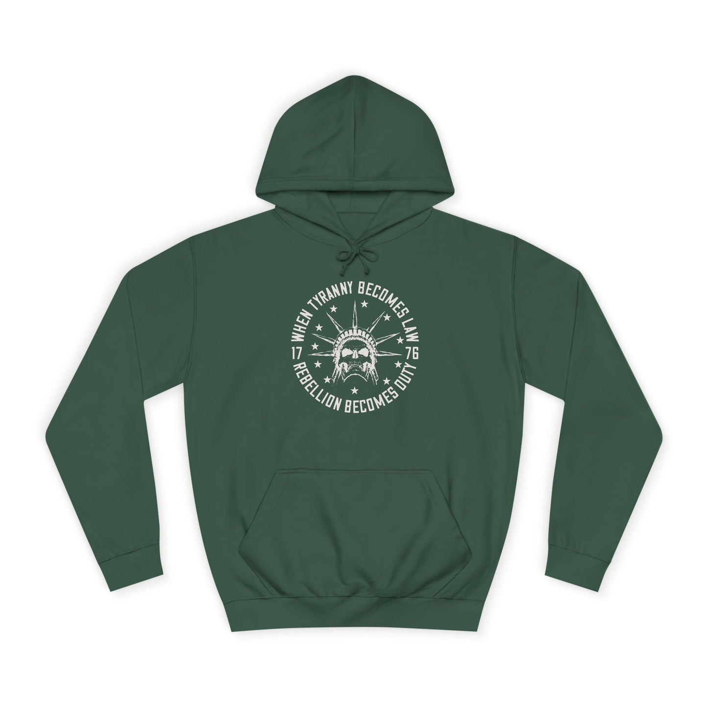 When tyranny becomes law, rebellion becomes duty hoodie