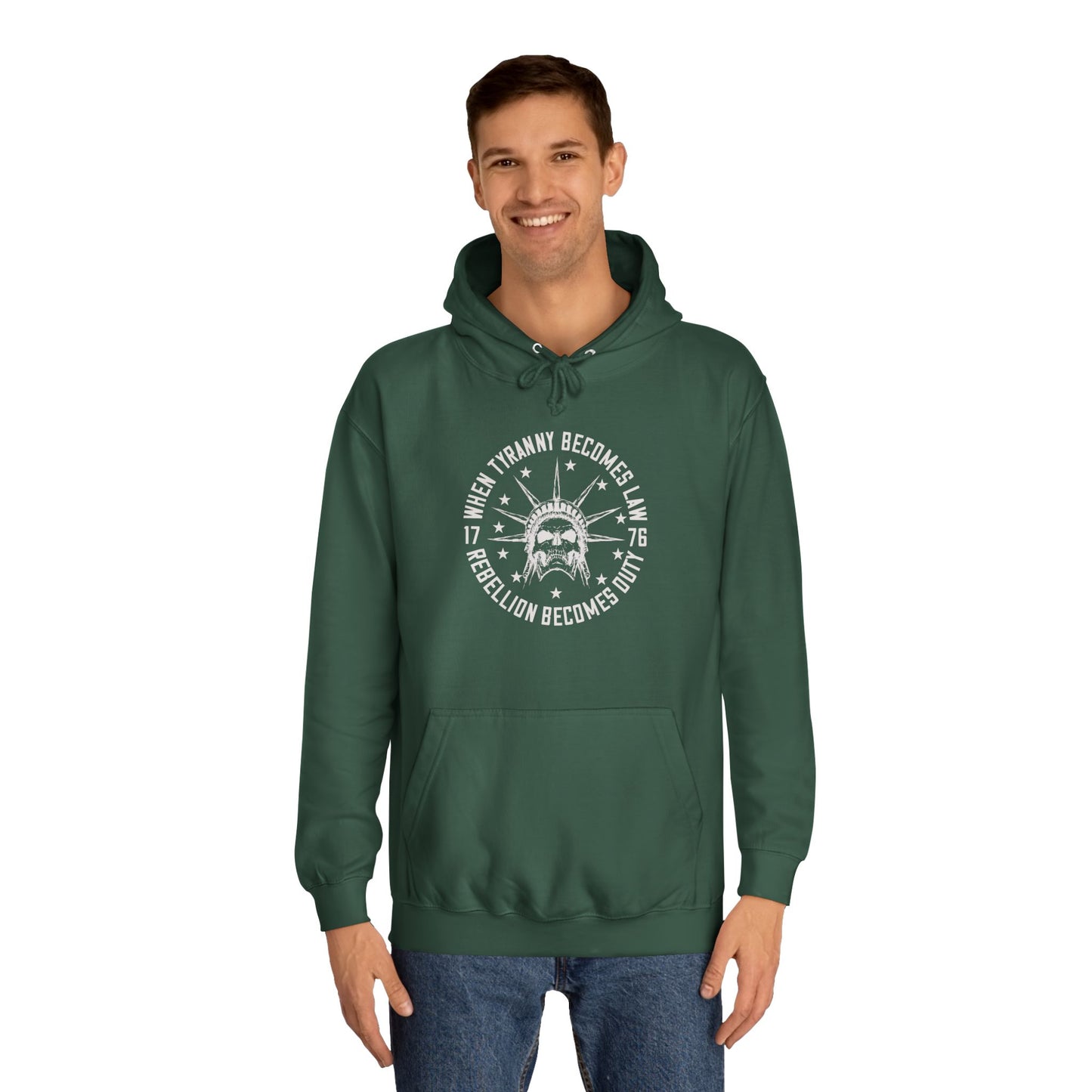 When tyranny becomes law, rebellion becomes duty hoodie