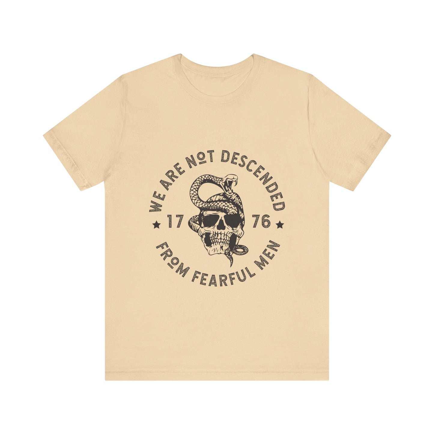 We are not descended from weak men