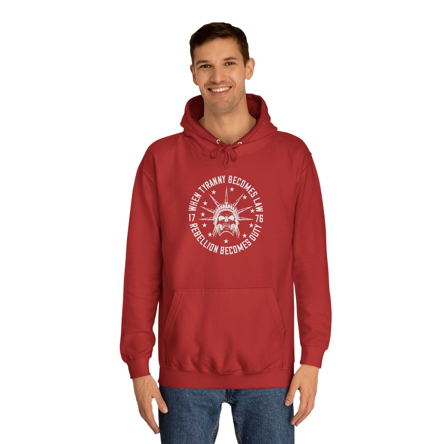 When tyranny becomes law, rebellion becomes duty hoodie