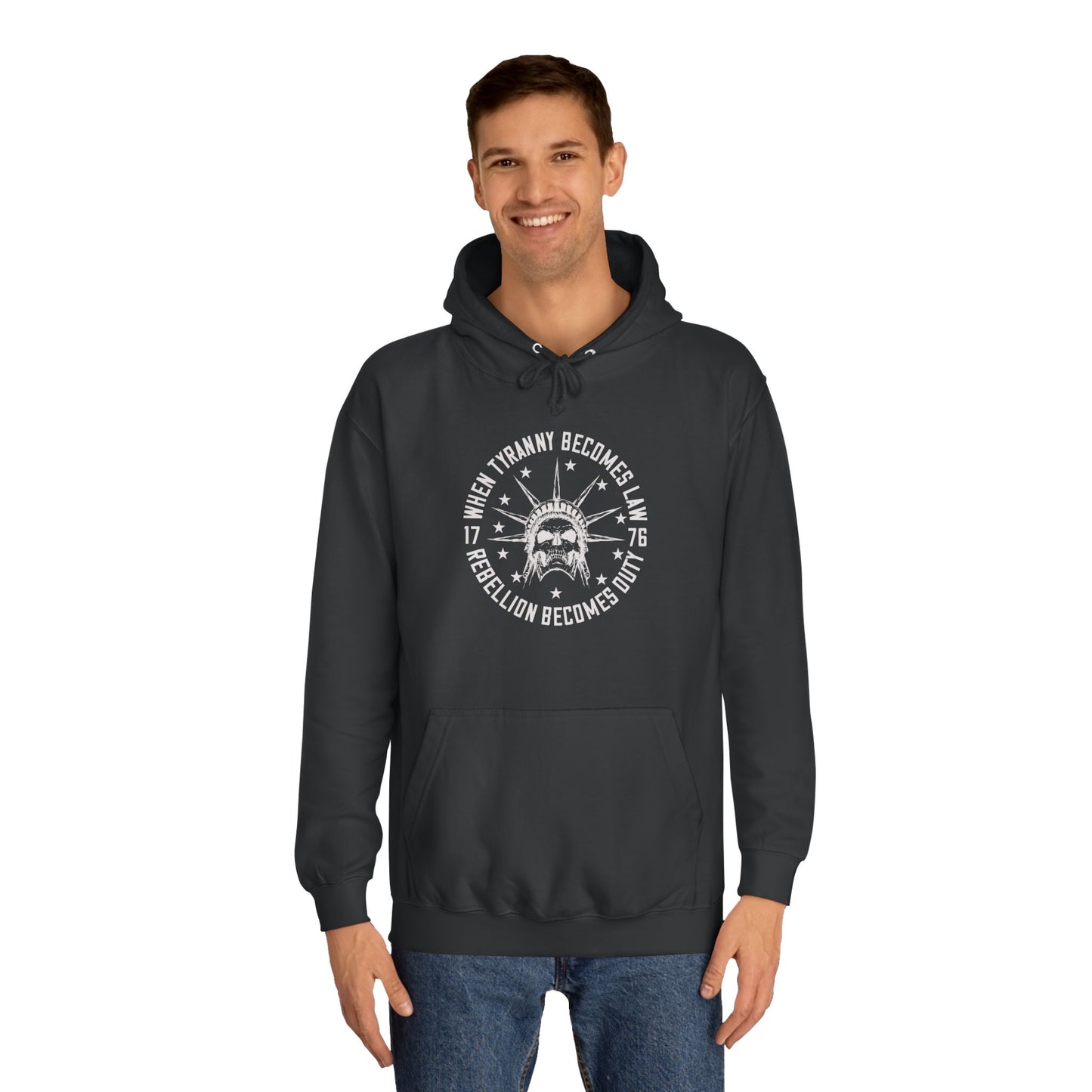 When tyranny becomes law, rebellion becomes duty hoodie