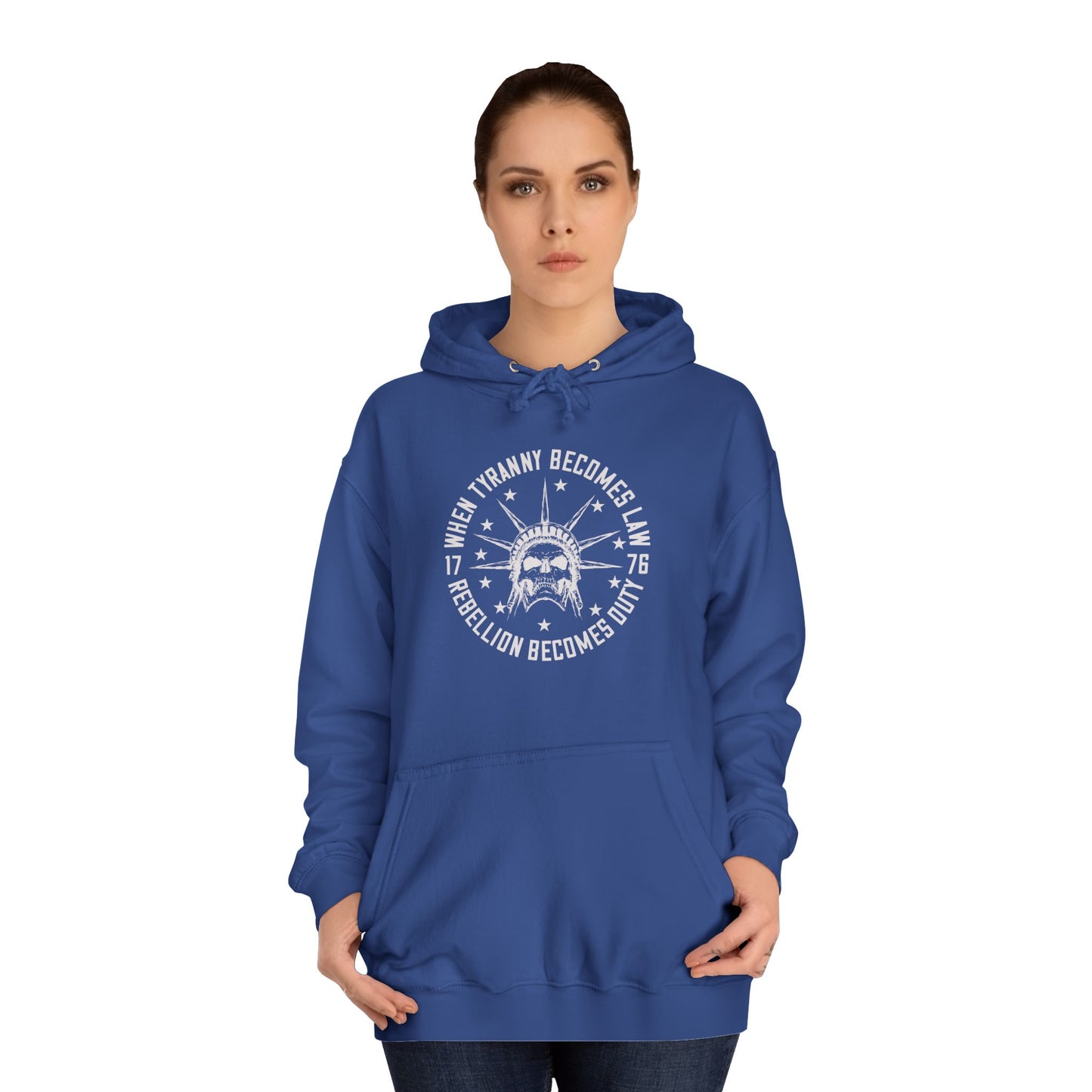When tyranny becomes law, rebellion becomes duty hoodie